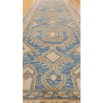 Turkish Hand-knotted Oushak Wool Rug (2'10 x 8'7)
