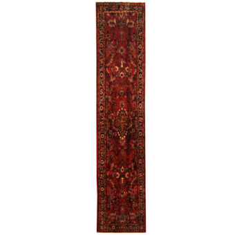 Persian Hand-Knotted Tribal Hamadan Wool Runner (2'9 x 13'2)