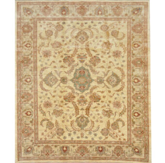 Afghan Hand-knotted Oushak Wool Rug (8'2 x 9'10)
