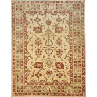 Afghan Hand-knotted Oushak Wool Rug (8'4 x 10'10)