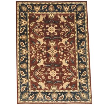 Afghan Hand-knotted Vegetable Dye Oushak Wool Rug (9'3 x 12'3)
