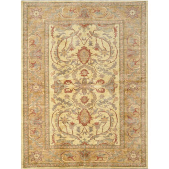 Afghan Hand-knotted Oushak Wool Rug (6'2 x 8'1)