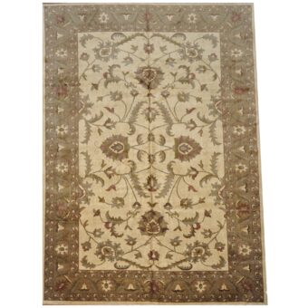 Afghan Hand-knotted Vegetable Dye Oushak Wool Rug (10'3 x 14'2)