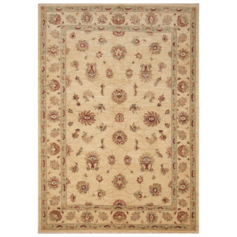 Afghan Hand-knotted Vegetable Dye Oushak Wool Rug (5'8 x 8')