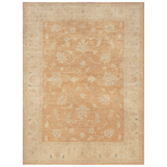 Afghan Hand-knotted Vegetable Dye Oushak Wool Rug (5' x 6'8)