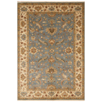 Indo Hand-knotted Vegetable Dye Oushak Wool Rug (5' x 8')