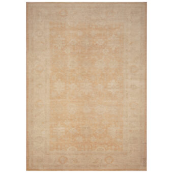 Afghan Hand-knotted Vegetable Dye Oushak Wool Rug (6'8 x 9'5)