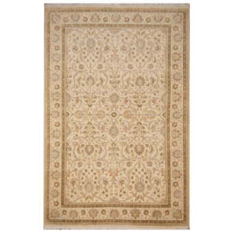 Pak Persian Hand-knotted Tabriz Wool Rug (6'1 x 9'4)