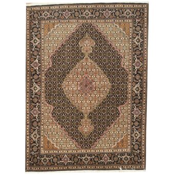 Persian Hand-knotted Tabriz Wool Rug (4'10 x 6'9)