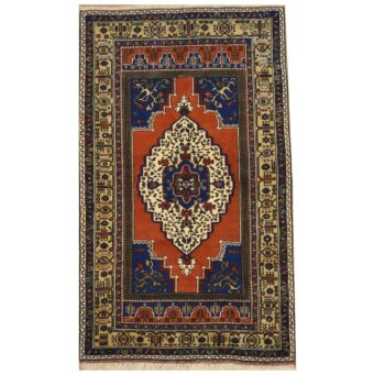 Turkish Hand-knotted anatolia Wool Rug (3'8 x 6')
