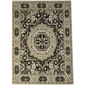 Afghan Hand-knotted Vegetable Dye Mamluk Wool Rug (5'1 x 7')