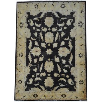 Afghan Hand-knotted Oushak Wool Rug (4' x 6')