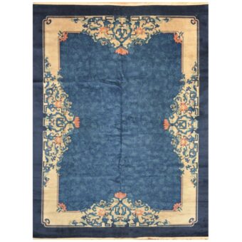 Sino Hand-Knotted Antique Art Deco Wool Rug (9' x 11'8)