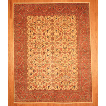 Afghan Hand-knotted Vegetable Dye (9'9 x 12'7)