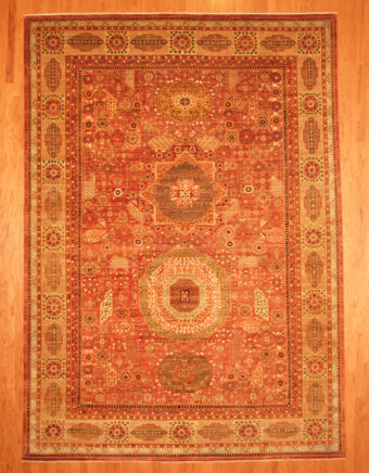 Afghan Hand-knotted Vegetable Dye (9'8 x 13'8)