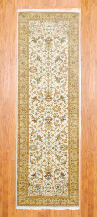 Indo Hand-knotted Vegetable Dye (2'7 x 8)