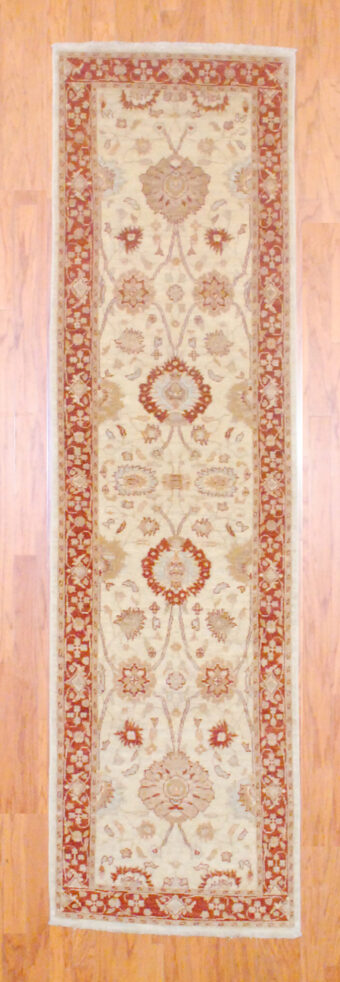 Afghan Hand-knotted Fine Vegetable Dye (2'9 x 9'8)