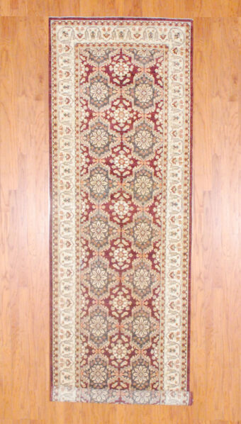 Afghan Hand-knotted Vegetable Dye (4'1 x 14')
