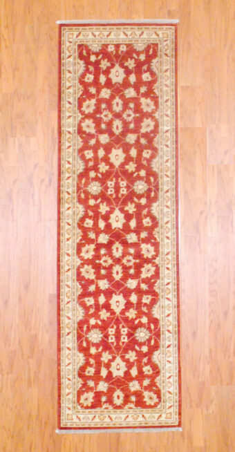 Afghan Hand-knotted Fine Vegetable Dye (2'6 x 8'6)