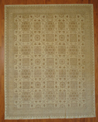Afghan Hand-knotted Vegetable Dye (8'10 x 11'1)