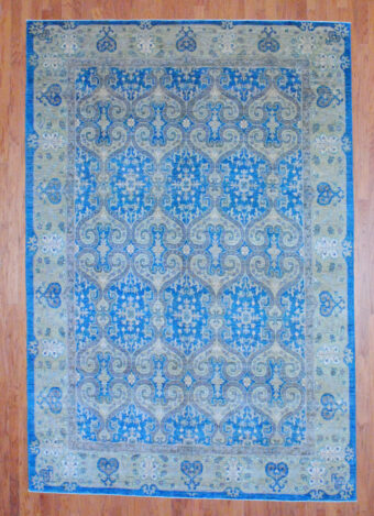 Afghan Hand-knotted Vegetable Dye (8' x 11'8)