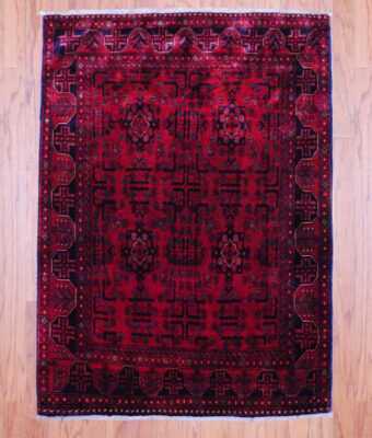 Afghan Hand-knotted Fine Khal Mohammadi (3'4 x 4'8)
