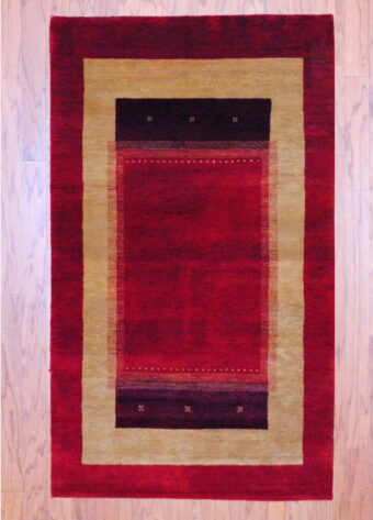 Indo Hand-knotted Fine Gabbeh (3' x 5')