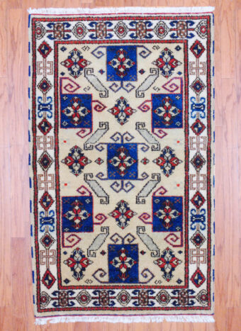Indo Hand-knotted Kazak (3' x 5')