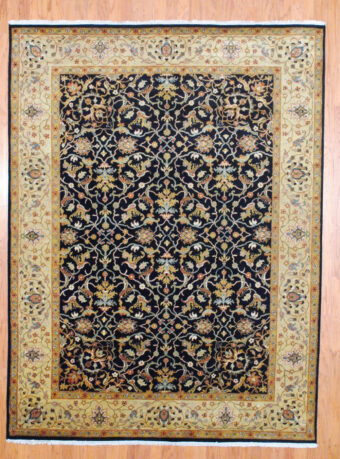 Indo Hand-knotted Vegetable Dye (7' x 9'4)