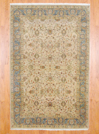Indo Hand-knotted Vegetable Dye (5'9 x 8')