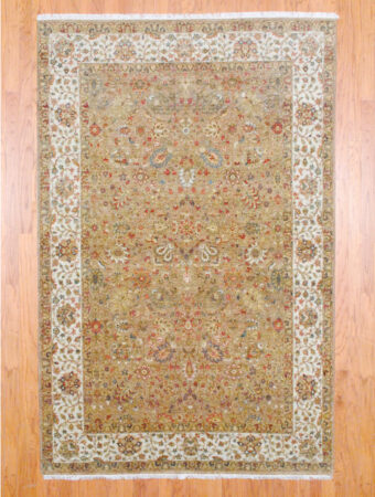 Indo Hand-knotted Vegetable Dye (5'10 x 8'9)