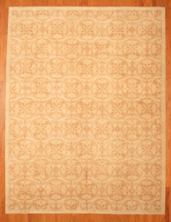 Afghan Hand-knotted Vegetable Dye (9' x 11'9)