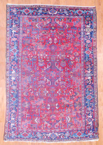 1940's Antique Persian Hand-knotted Heriz (7'2 x 10'6)