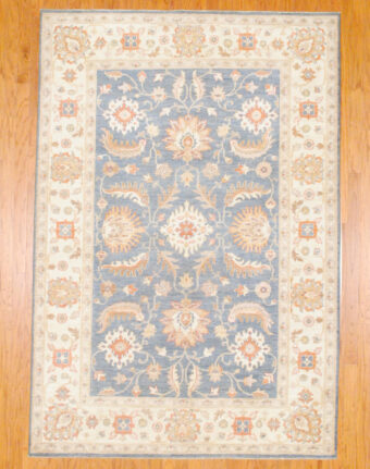 Afghan Hand-knotted Fine Vegetable Dye (6' x 8'10)