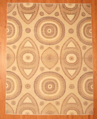 Afghan Hand-knotted Vegetable Dye (9' x 11'6)