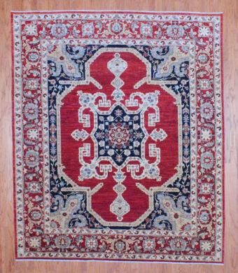 Afghan Hand-knotted Vegetable Dye (8'1 x 9'7)