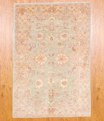Afghan Hand-knotted Fine Vegetable Dye (4'9 x 6'11)