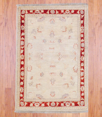 Afghan Hand-knotted Vegetable Dye (2'8 x 4')
