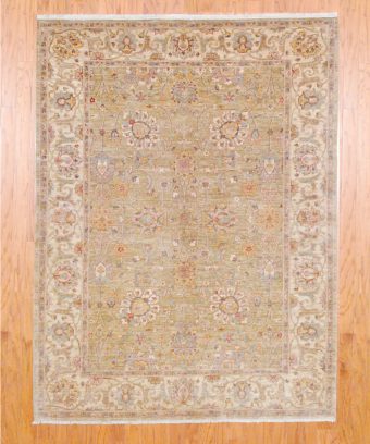 Afghan Hand-knotted Fine Vegetable Dye (5' x 6'10)