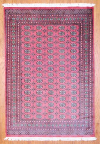 Pakistani Hand-knotted Bokhara (6' x 9')