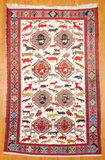 Persian Hand-knotted Soumak (6'6 x 9'9)