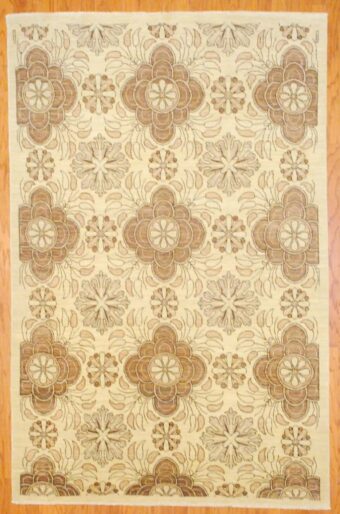 Afghan Hand-knotted Fine Vegetable Dye (6' x 9')