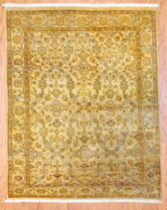 Afghan Hand-knotted Vegetable Dye (5'2 x 6'5)