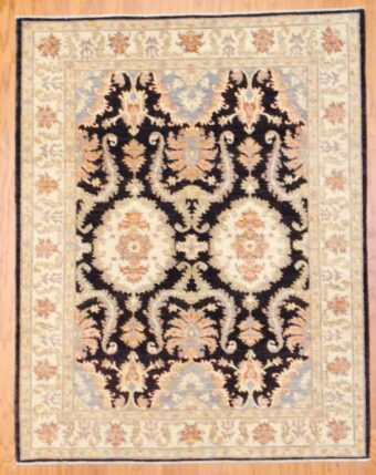 Afghan Hand-knotted Fine Vegetable Dye (4'10 x 6'2)