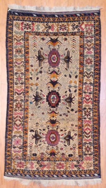 Afghan Hand-knotted Balouchi (3'6 x 6'6)