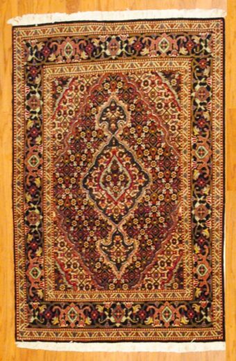 Persian Hand-knotted Fish Design Tabriz (3'3 x 5')