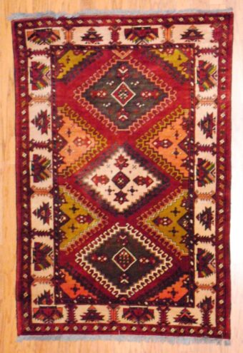 Afghan Hand-knotted Turkoman (3'4 x 5')