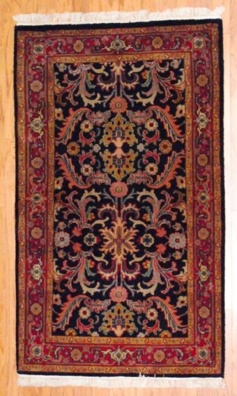Indo Hand-knotted Mahal (3' x 5')
