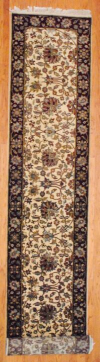 Indo Hand-knotted Mahal (2'7 x 13'9)