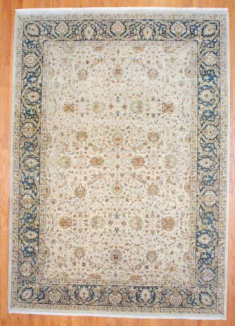 Indo Hand-knotted Fine Vegetable Dye (9'9 x 13'8)